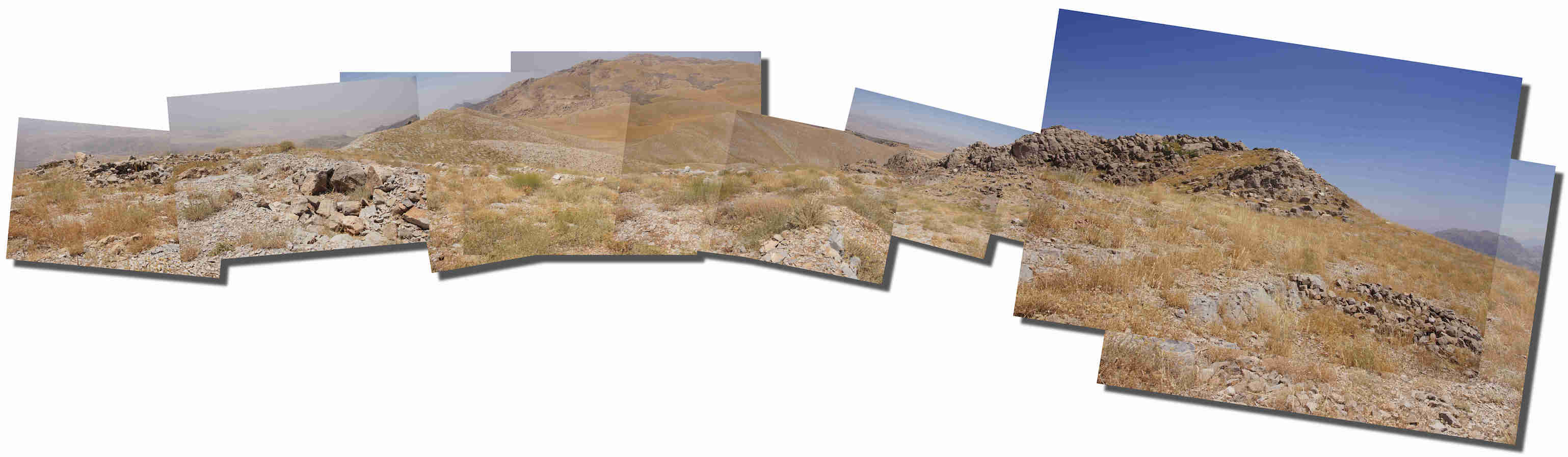 Noah's Ark on Mt. Cudi Summit Panorama